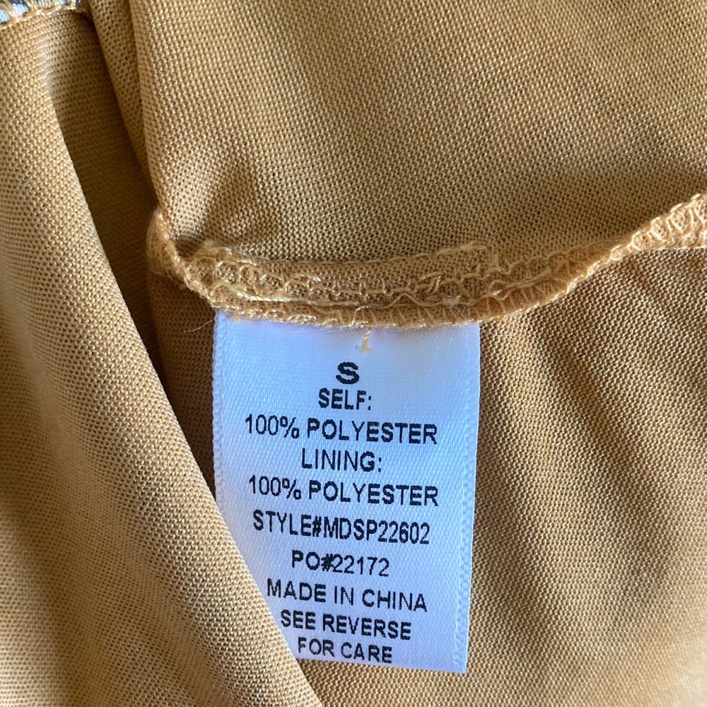 MIKAROSE V-neck Prairie Maxi Slit Front Dress Goldenrod Floral Print - Picture 9 of 10